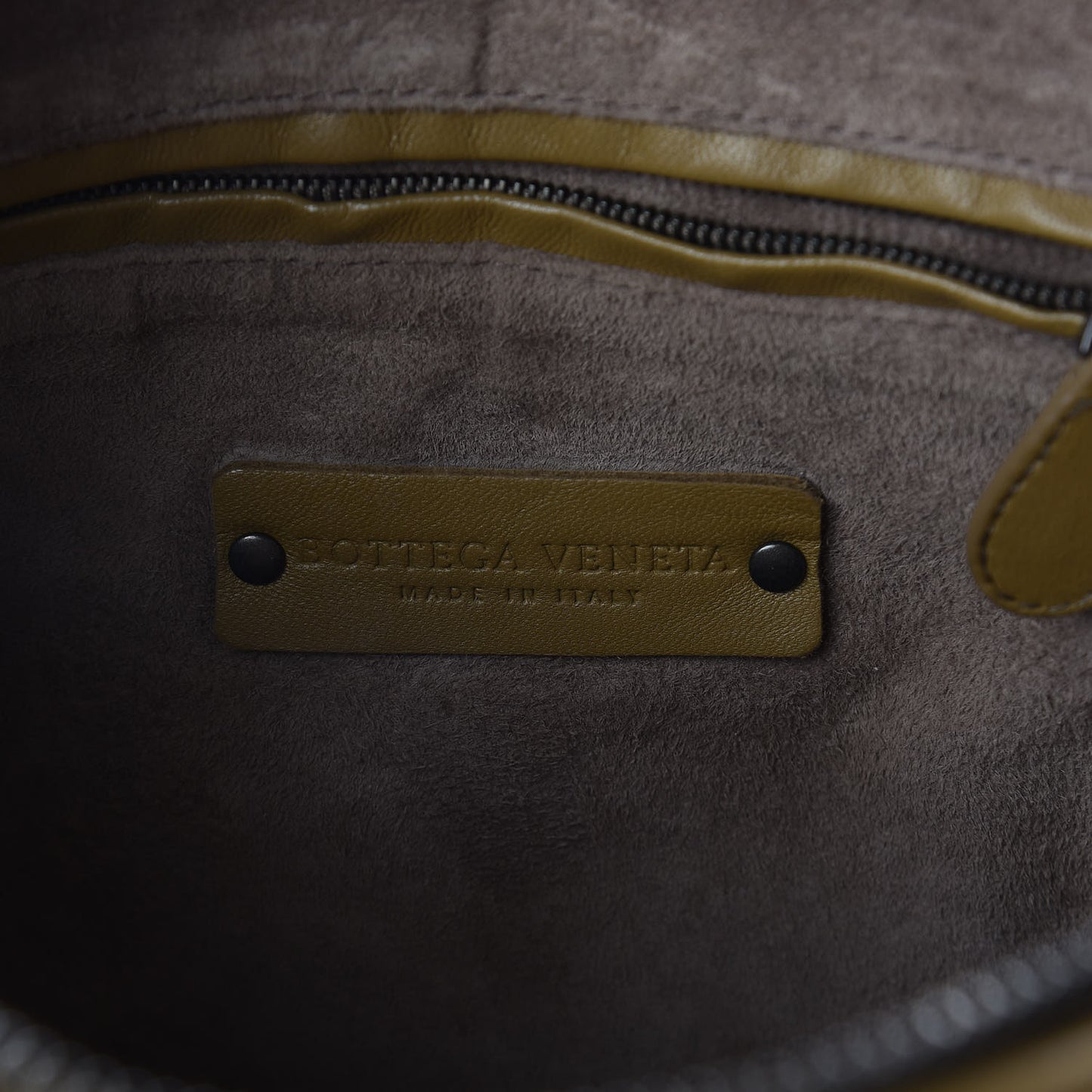 Nappa Intrecciato Nodini Crossbody Messenger Bronze
