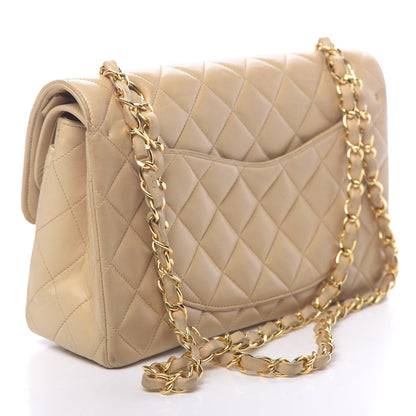 Chanel Lambskin Quilted Small Double Flap Beige 3 of 17