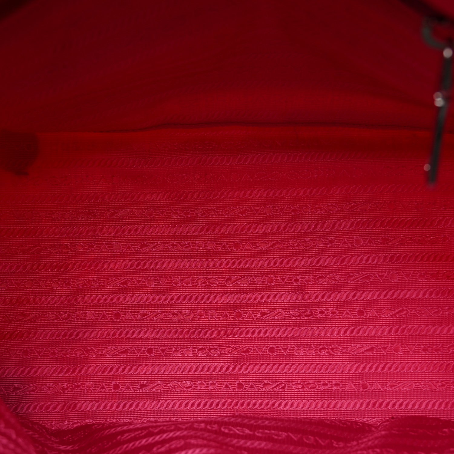 Prada Tessuto Nylon Quilted Shopping Tote Fuxia 5 of 10