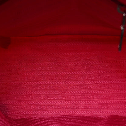 Prada Tessuto Nylon Quilted Shopping Tote Fuxia 5 of 10