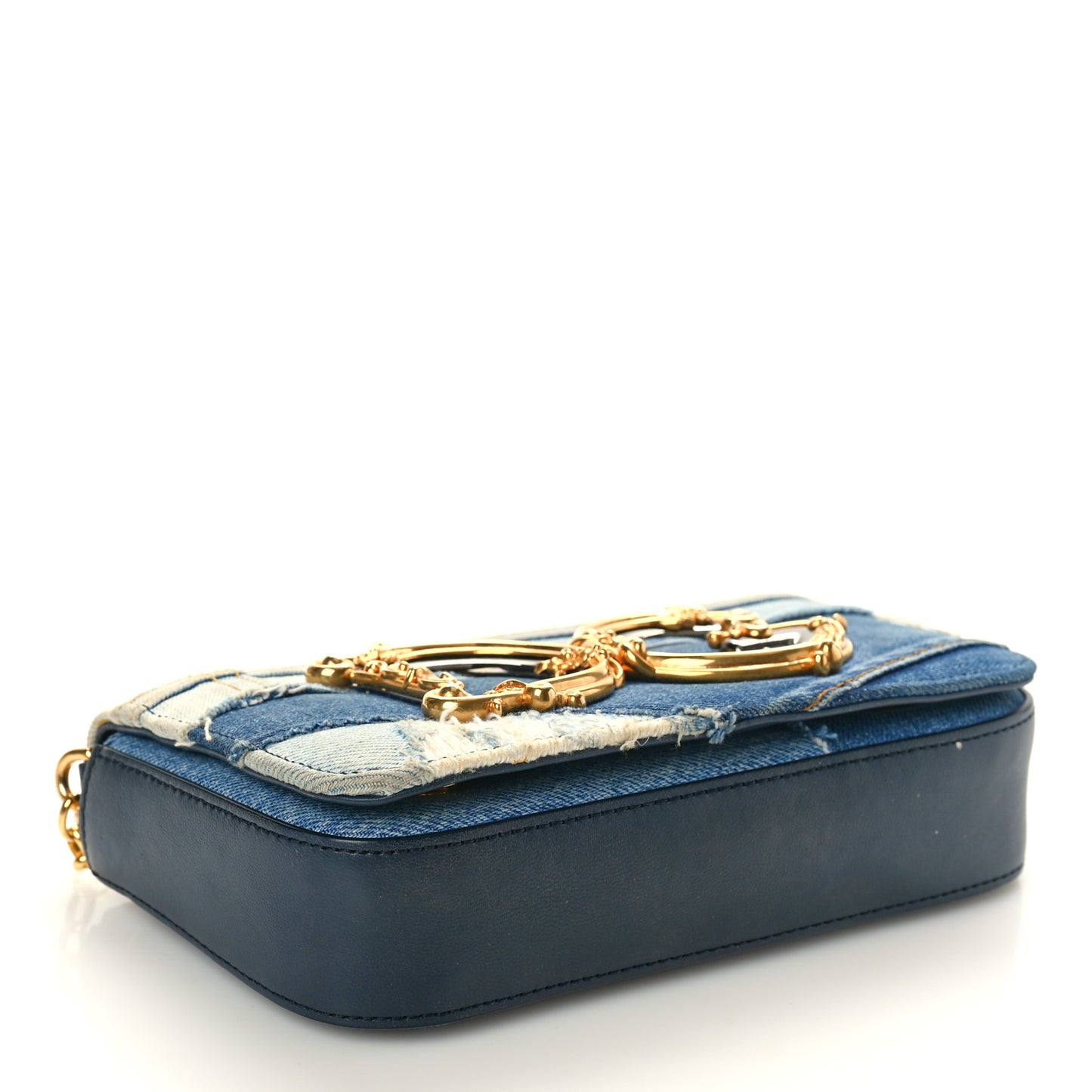 Denim DG Girls Shoulder Bag Blue