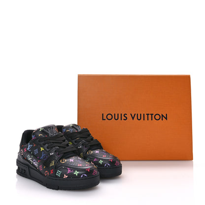 Louis Vuitton LV X TM Calfskin Monogram Multicolor LV Trainer Sneakers 36 Black 9 of 9