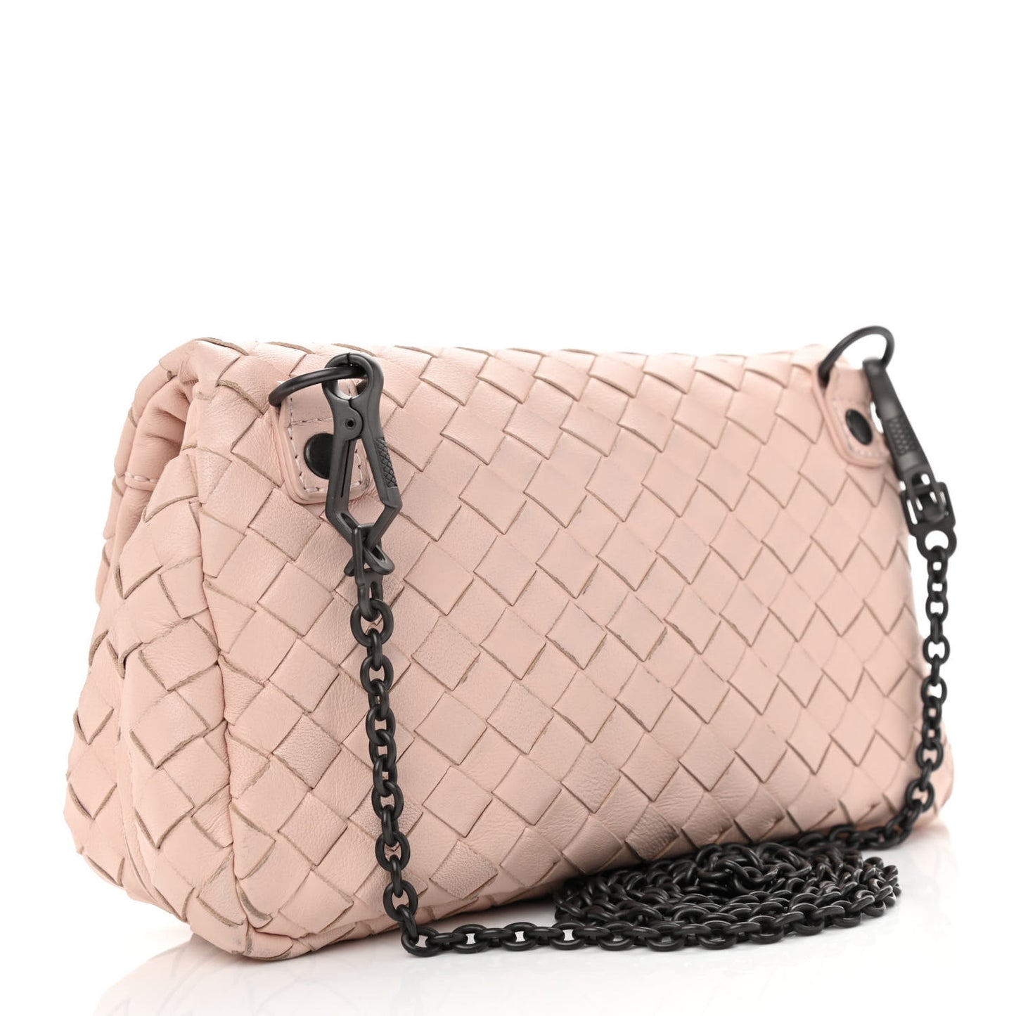 Nappa Intrecciato Mini Messenger Bag Petale
