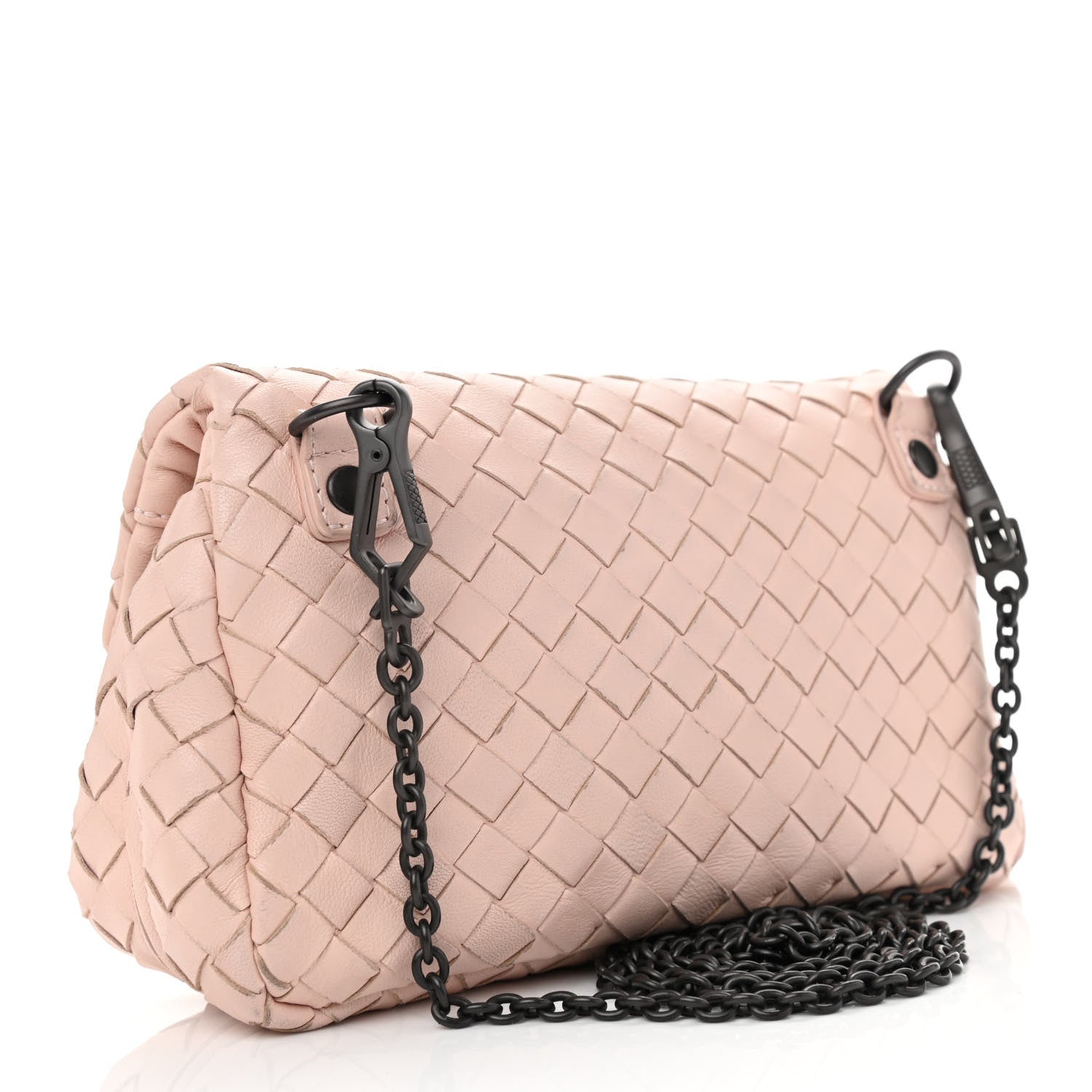 Bottega Veneta Nappa Intrecciato Mini Messenger Bag Petale 3 of 8