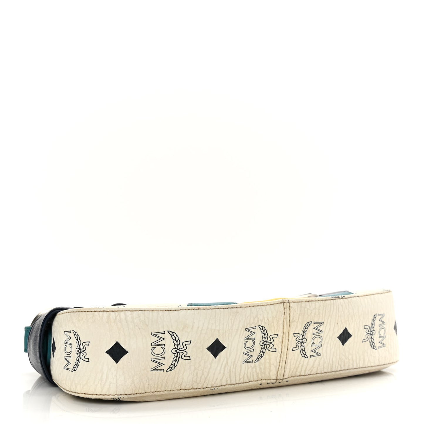 Visetos Shoulder Bag White Blue Yellow