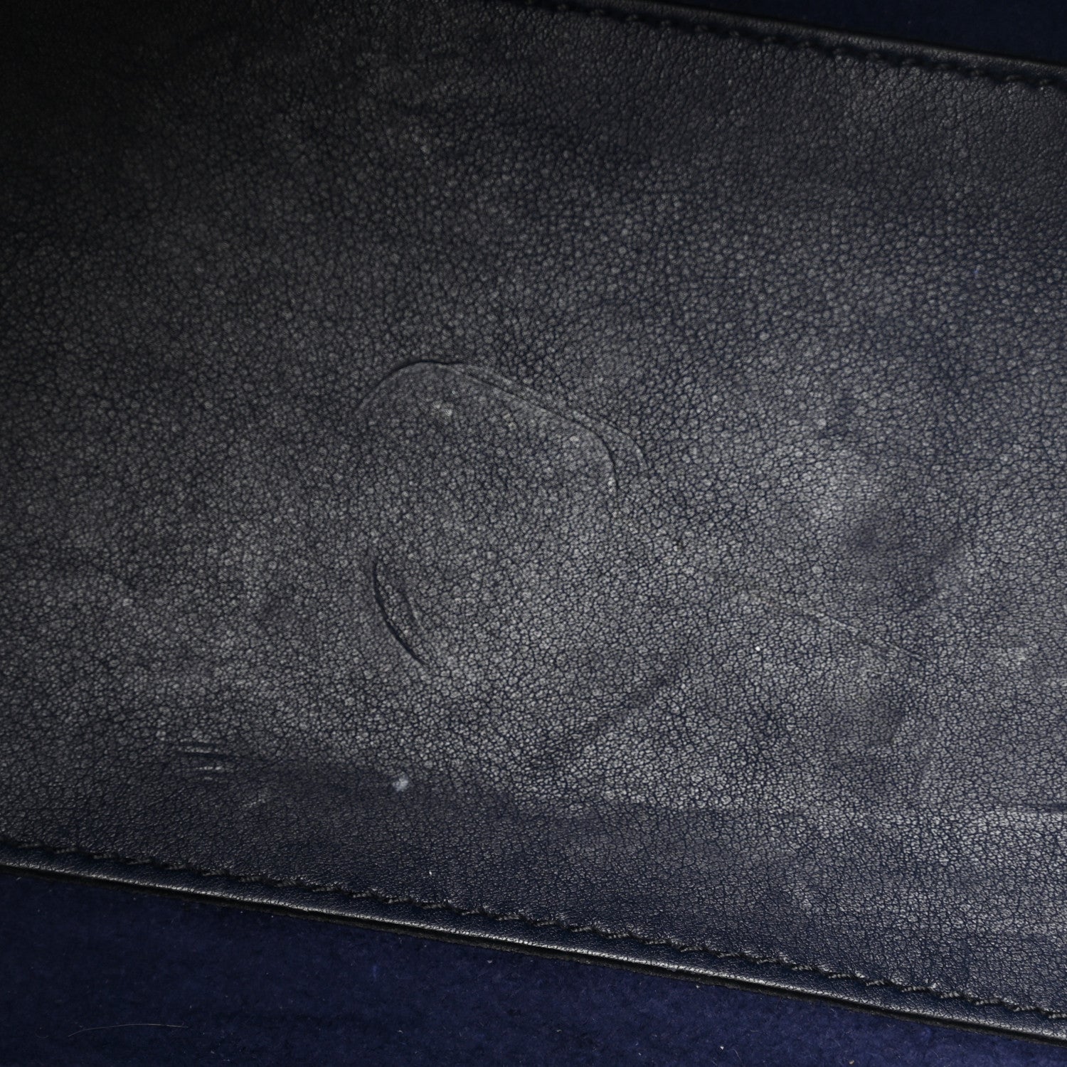 Christian Dior Calfskin Cannage Studded Medium Supple Lady Dior Navy 17 of 18