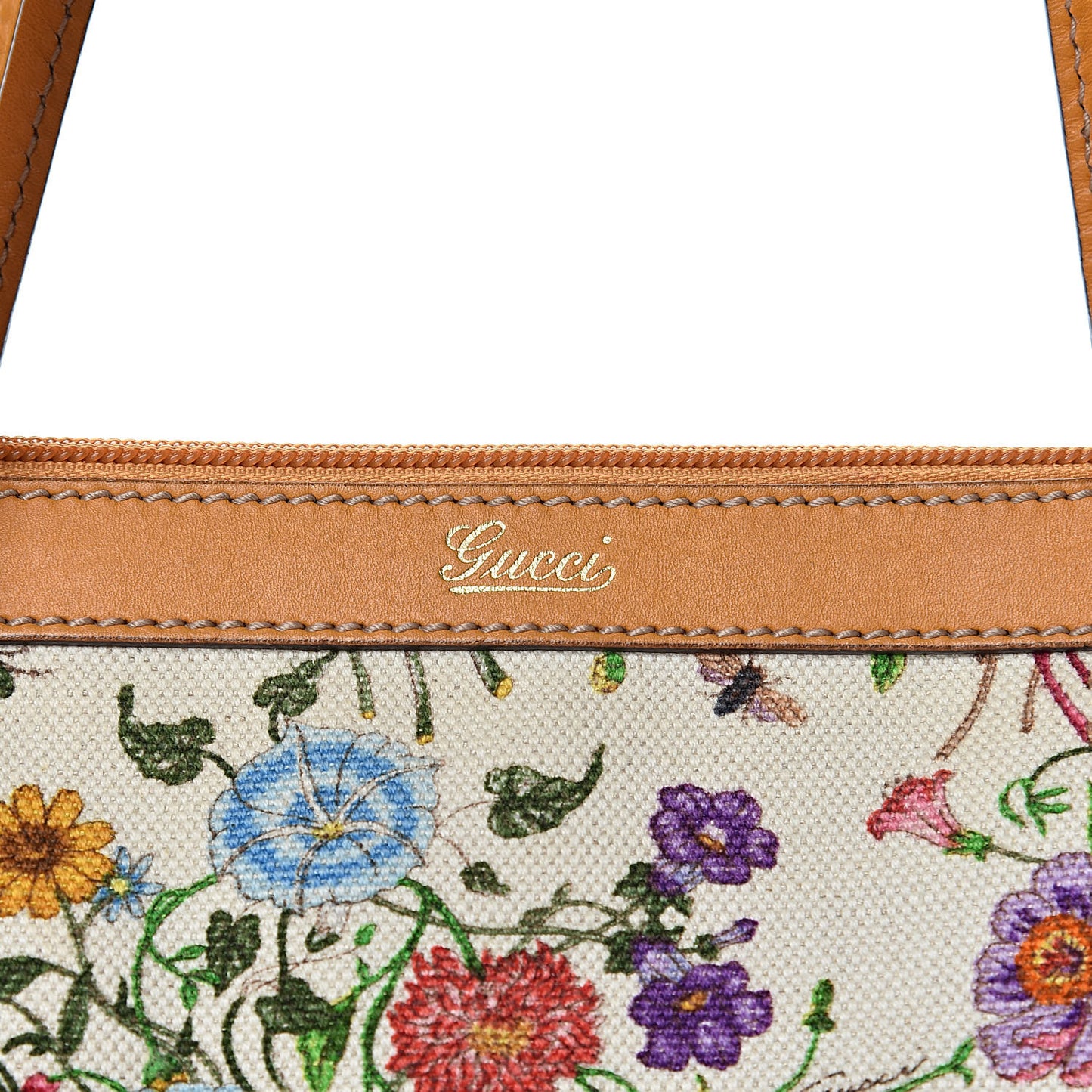 Canvas Floral Flora Medium Abbey Tote Yellow