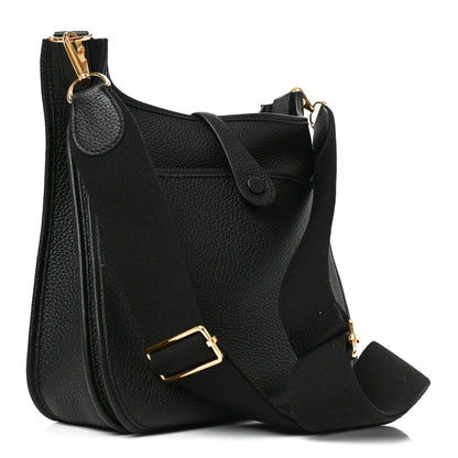 Hermes Taurillon Clemence Evelyne III PM Black 2 of 9