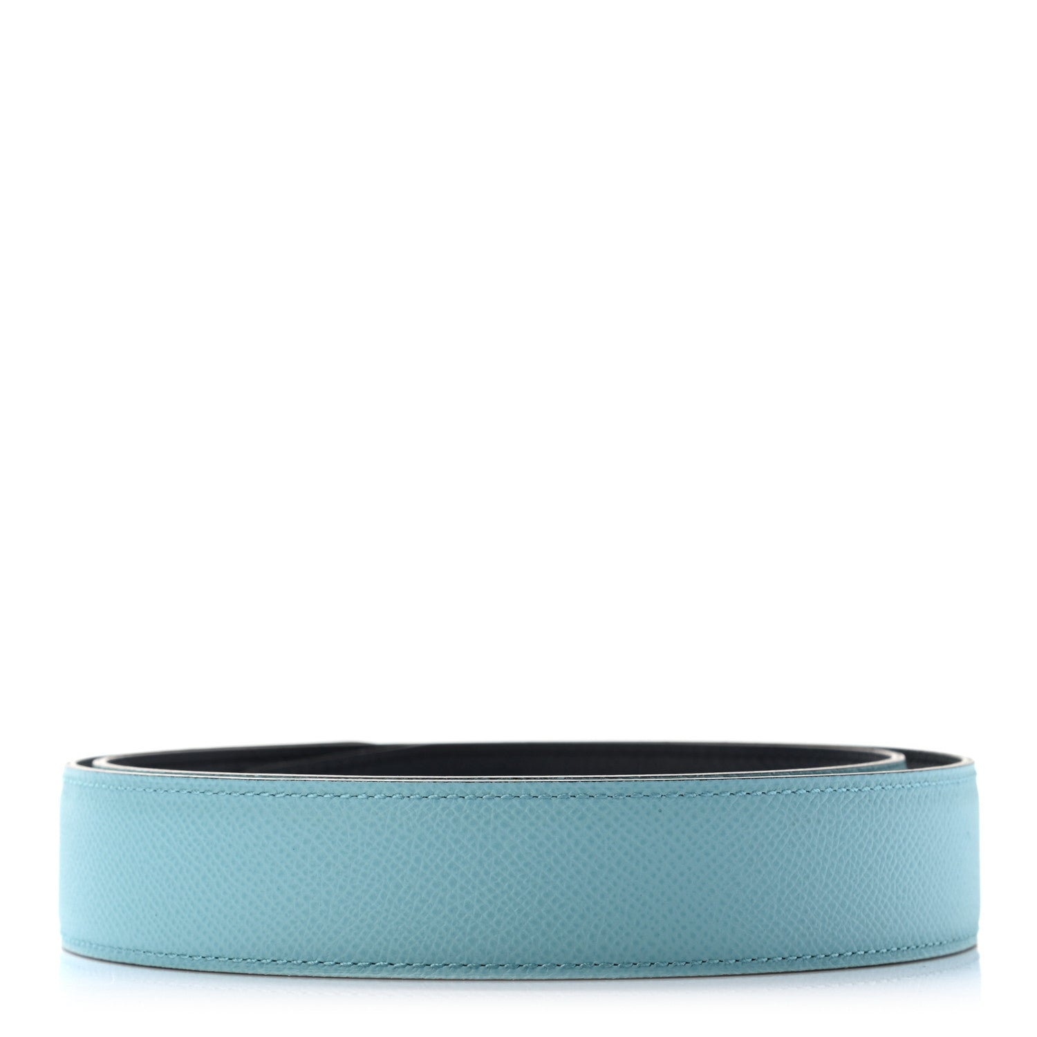 Hermes Epsom 32mm Belt Strap 85 Bleu Atoll Bleu Indigo 2 of 5
