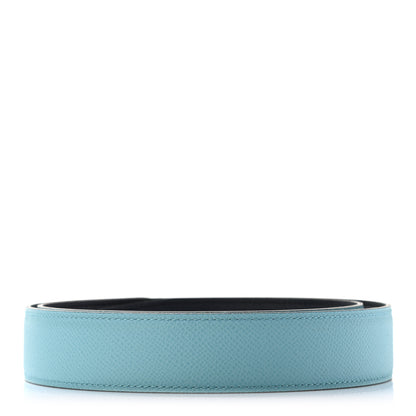 Hermes Epsom 32mm Belt Strap 85 Bleu Atoll Bleu Indigo 2 of 5
