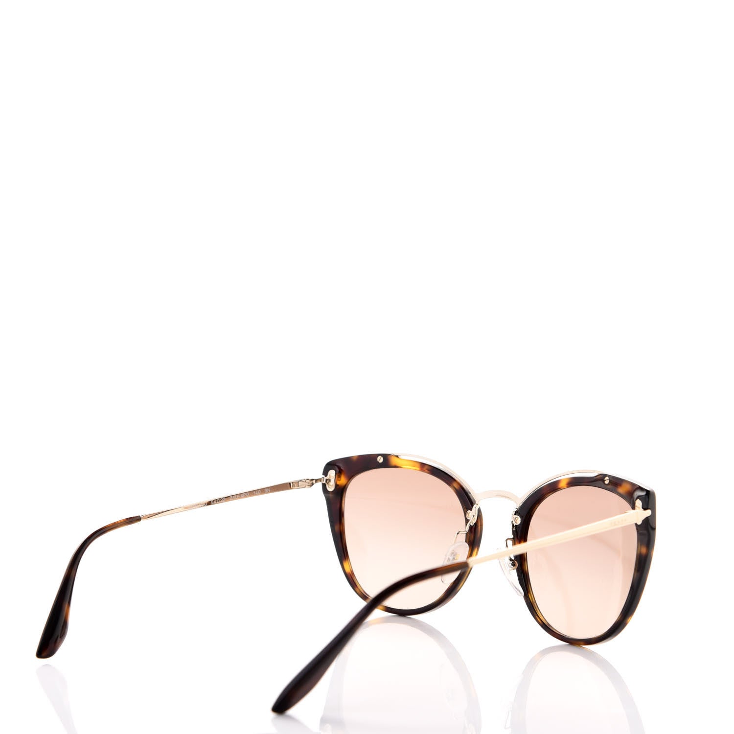 Prada Cat Eye Sunglasses SPR 20U Tortoise 4 of 8
