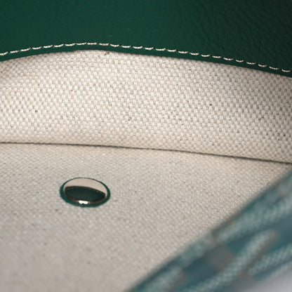 Goyard Goyardine Plumet Wallet Clutch Green 10 of 14