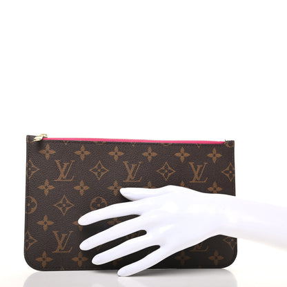 Louis Vuitton Monogram Neverfull MM GM Pochette Pivoine 2 of 6