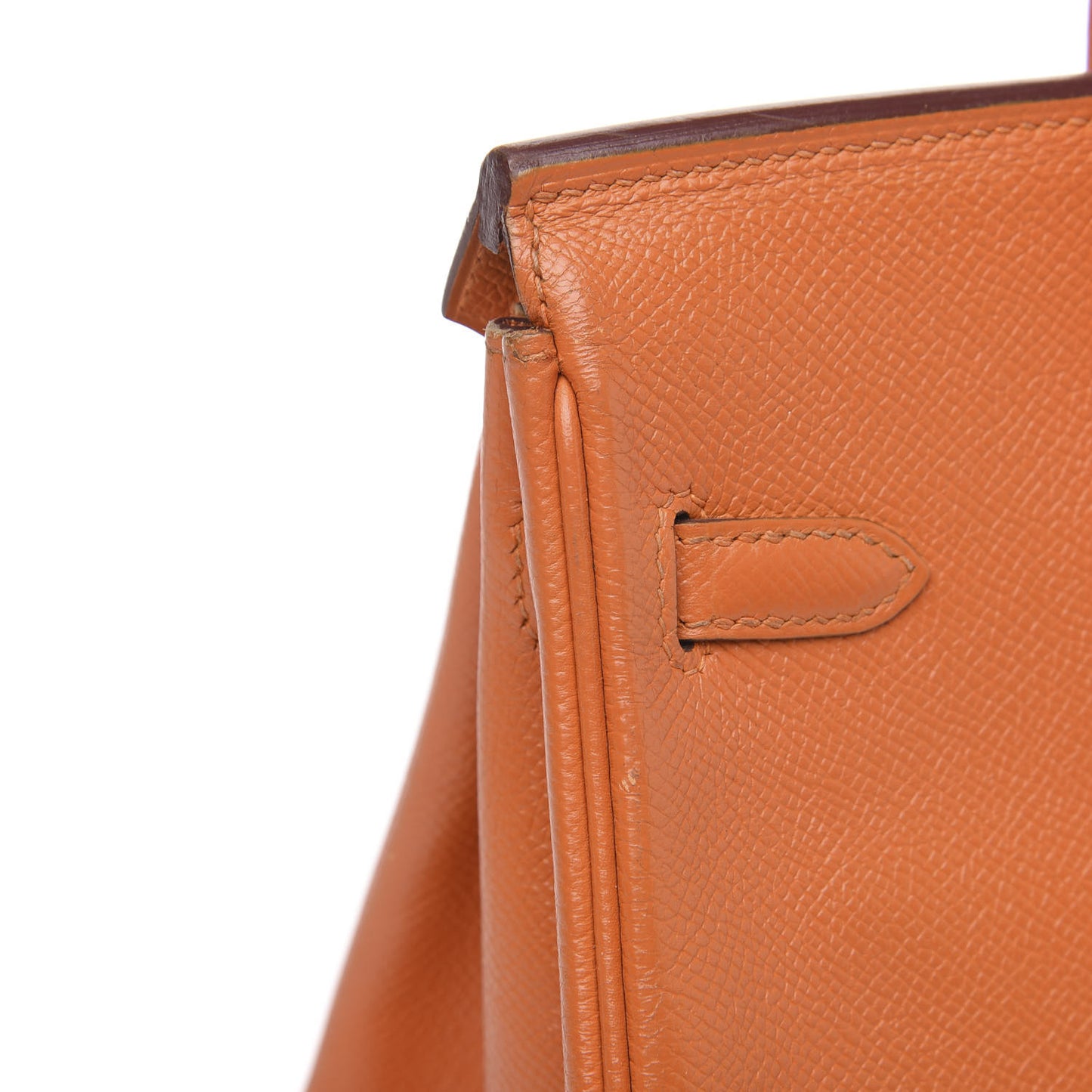 Epsom Birkin 25 Orange