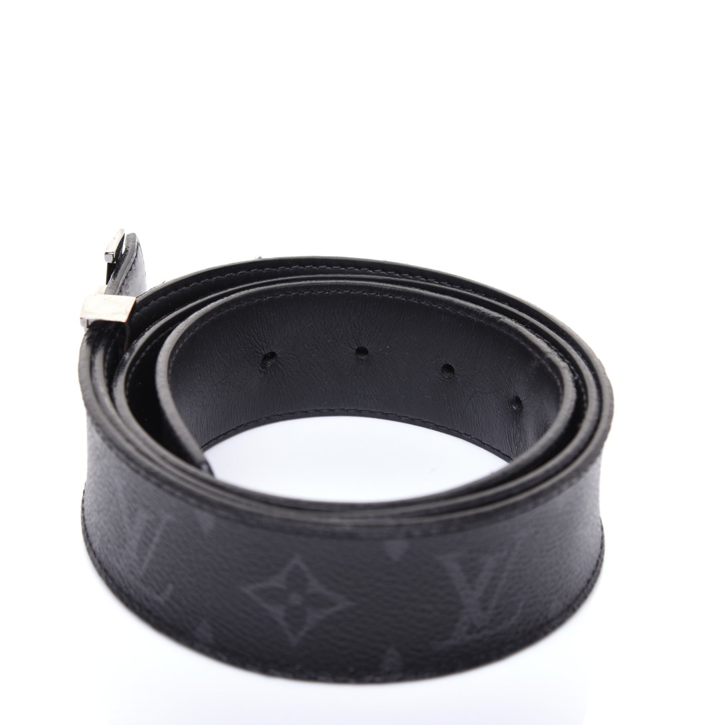 Monogram Eclipse Taigarama 40mm LV Initiales Reversible Belt 95 38 Black