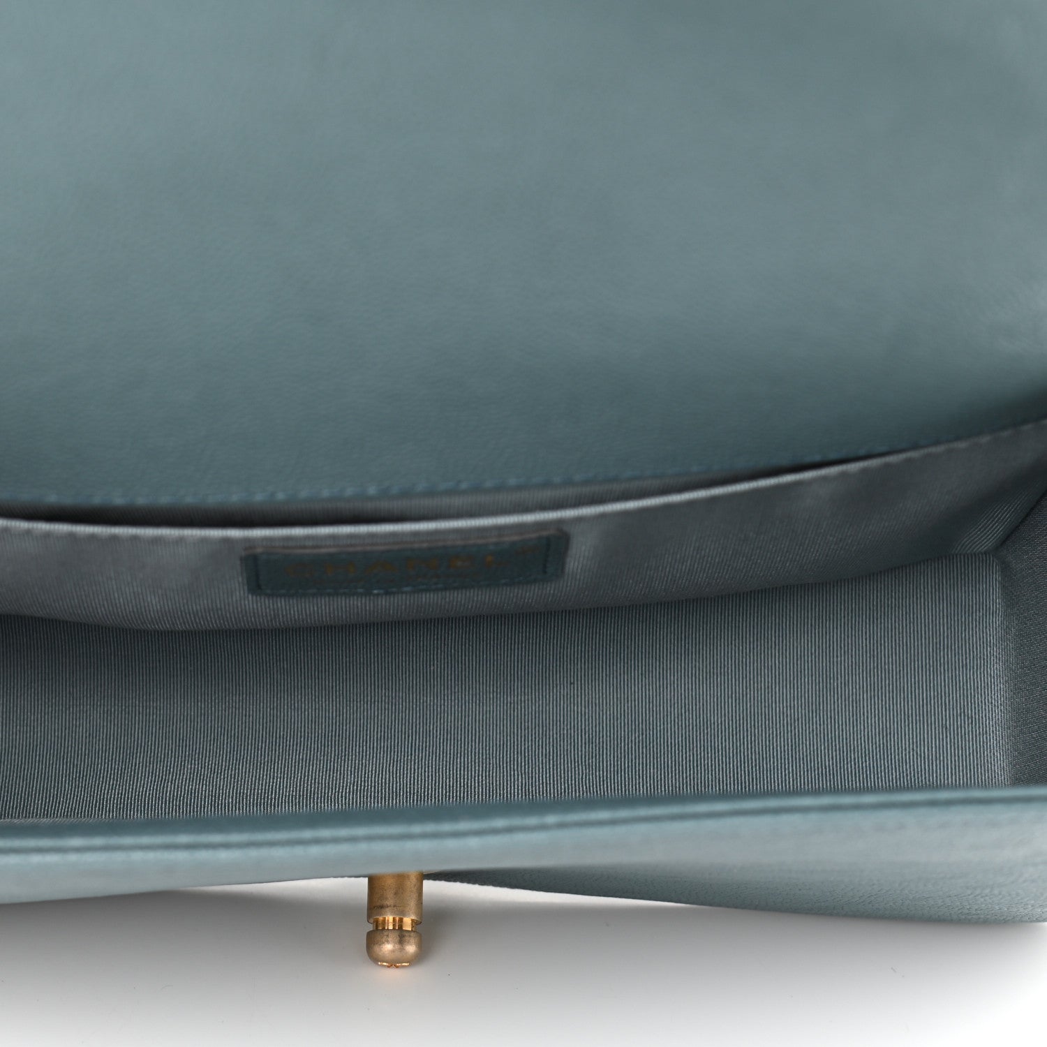 Chanel Caviar Quilted Medium Boy Flap Blue 4 of 10