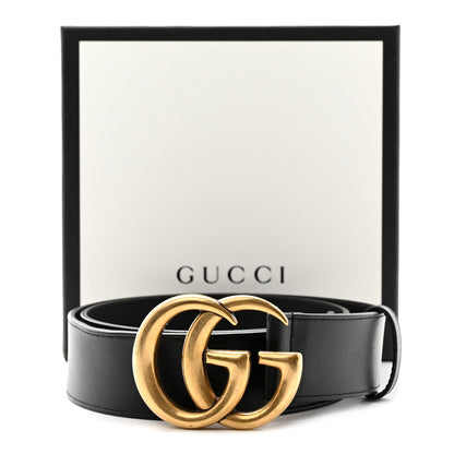 Gucci Calfskin Double G 40mm Belt 85 34 Black 7 of 7