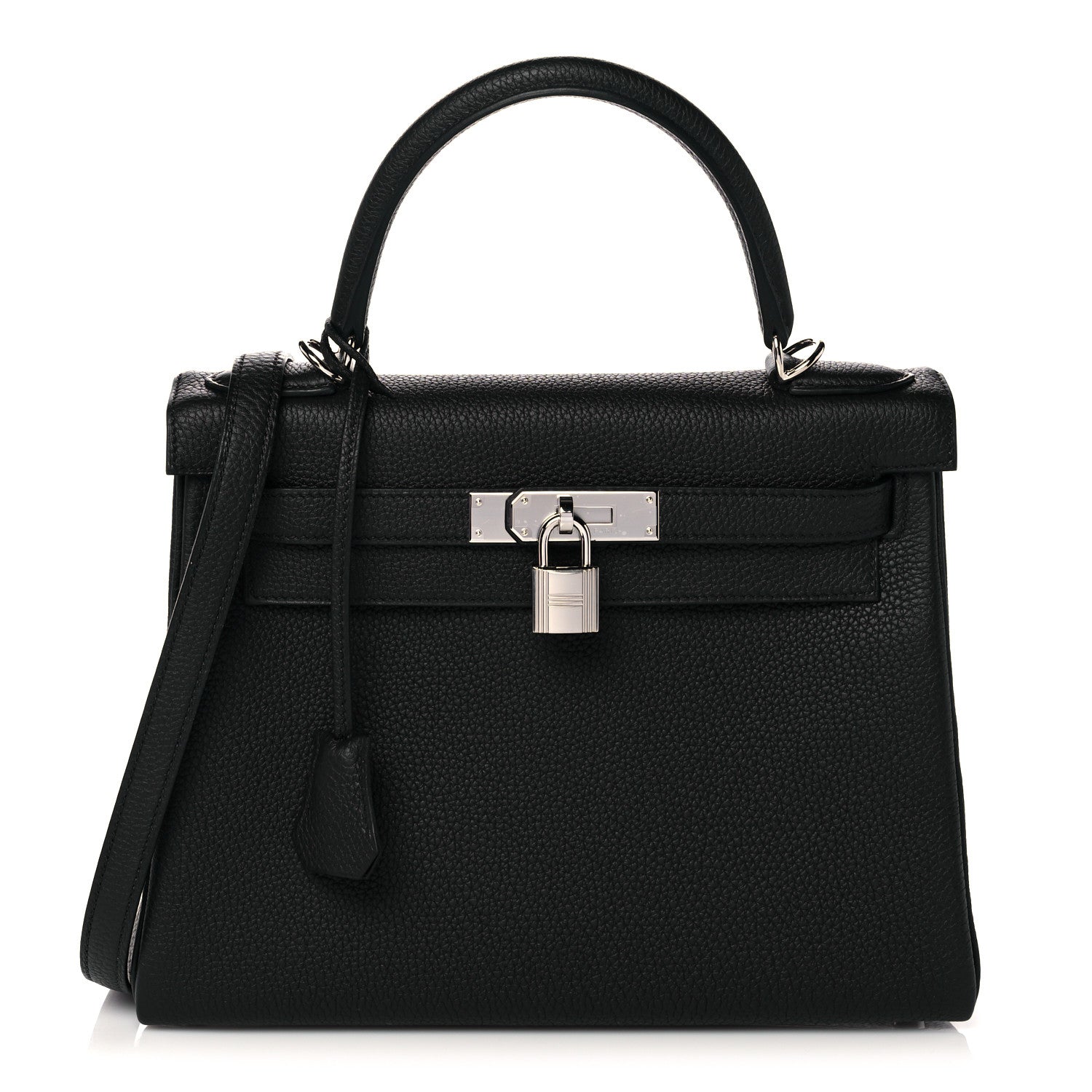 Hermes Togo Kelly Retourne 28 Black 1 of 11