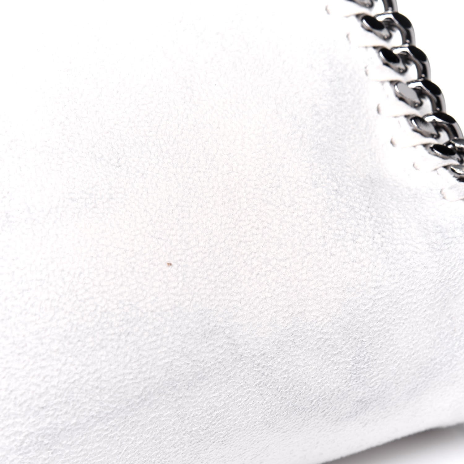 Stella McCartney Shaggy Deer Mini Falabella Fold Over Tote Chalk 12 of 13