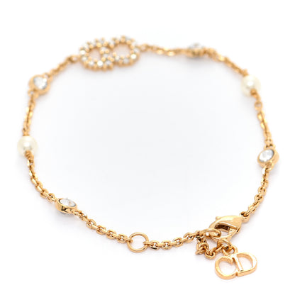 Christian Dior Pearl Clair D Lune Bracelet Gold 3 of 5