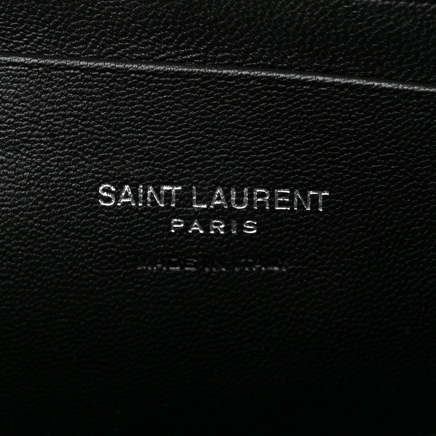 Saint Laurent Grain De Poudre Matelasse Monogram Mini Lou Camera Bag Black 6 of 10