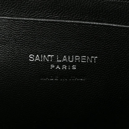 Saint Laurent Grain De Poudre Matelasse Monogram Mini Lou Camera Bag Black 6 of 10
