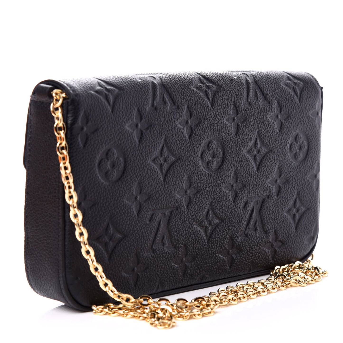 Empreinte Pochette Felicie Chain Wallet Black