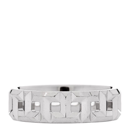 Tiffany 18K White Gold Wide T True Ring 51 5.75 3 of 5