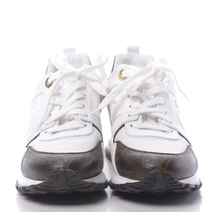 Louis Vuitton Calfskin Monogram Run Away Sneakers 36.5 White 2 of 8