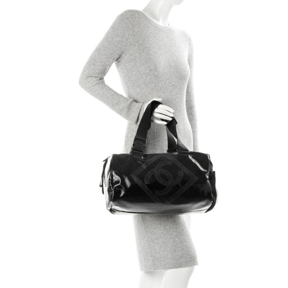Chanel Coated Canvas Sport Duffel Black 2 of 7