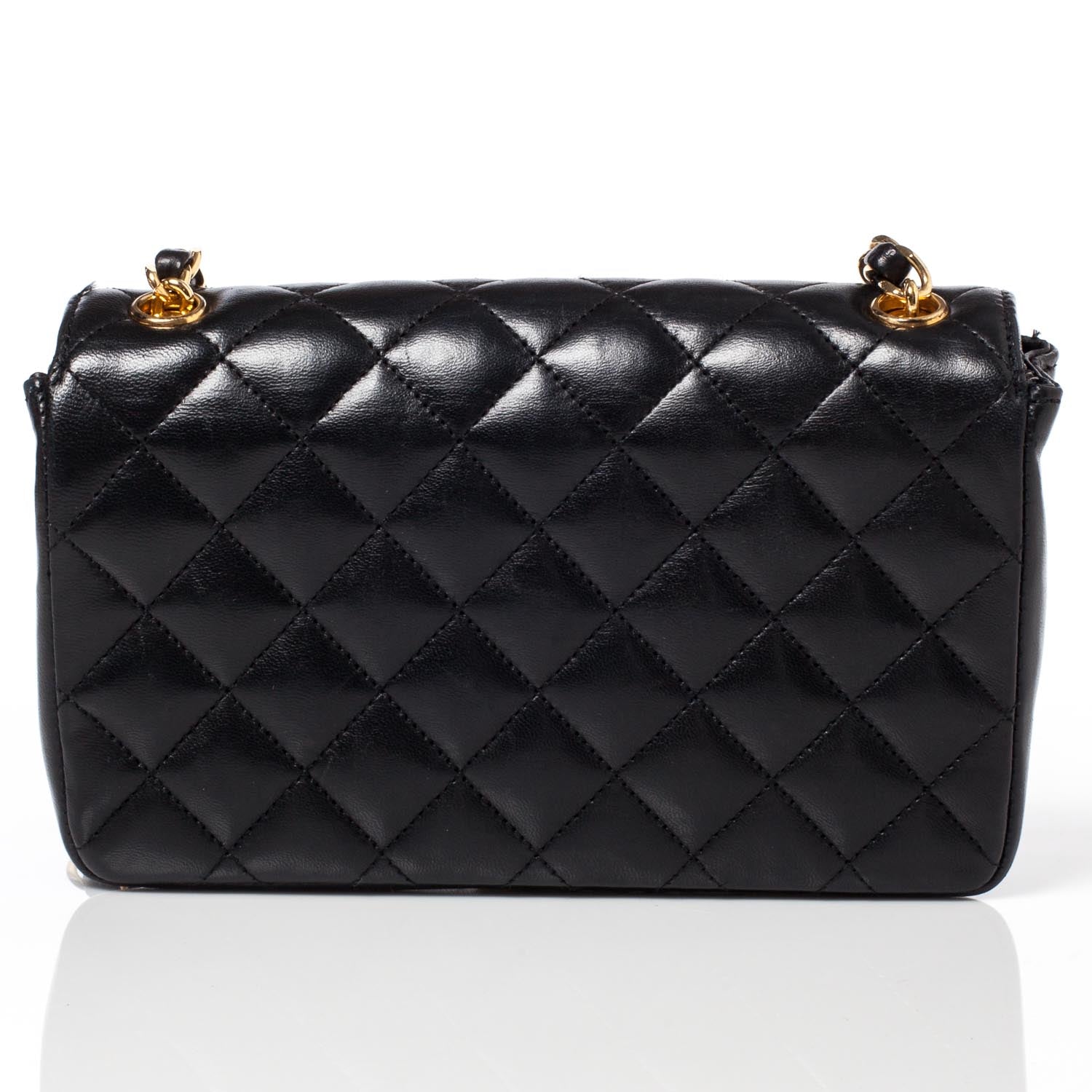 Chanel Lambskin Quilted Mini Flap Black 4 of 10