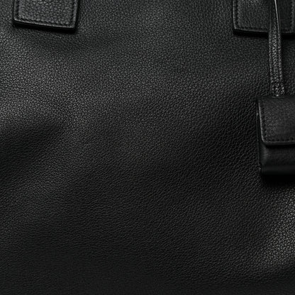 Saint Laurent Grained Calfskin Classic Duffle Black 6 of 10