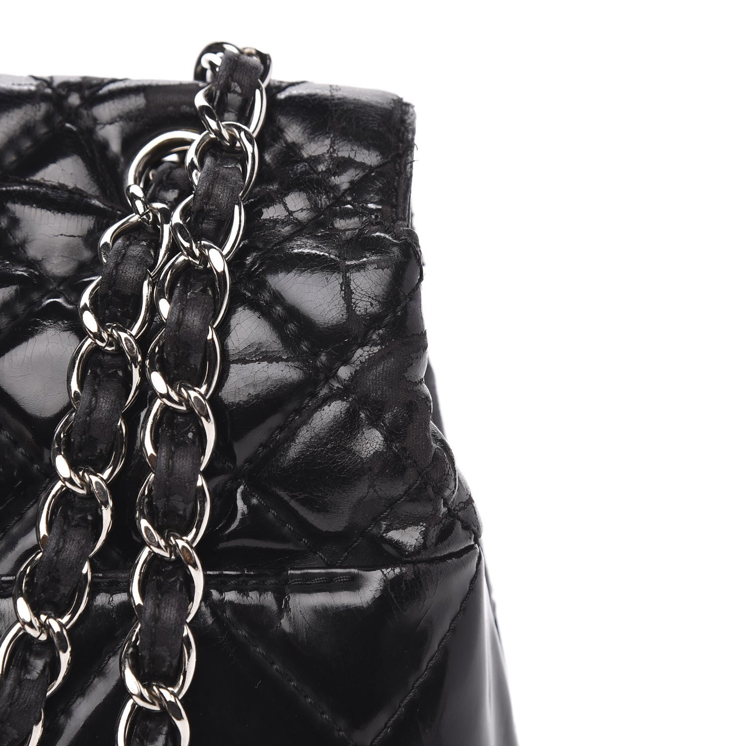Chanel Vinyl Quilted In the Business Flap Bag Black 12 of 19
