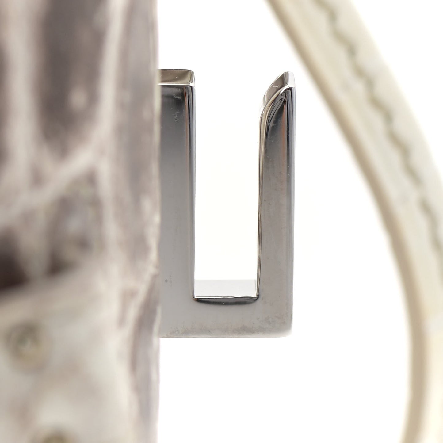 Matte Niloticus Crocodile Himalaya Birkin 25 Blanc