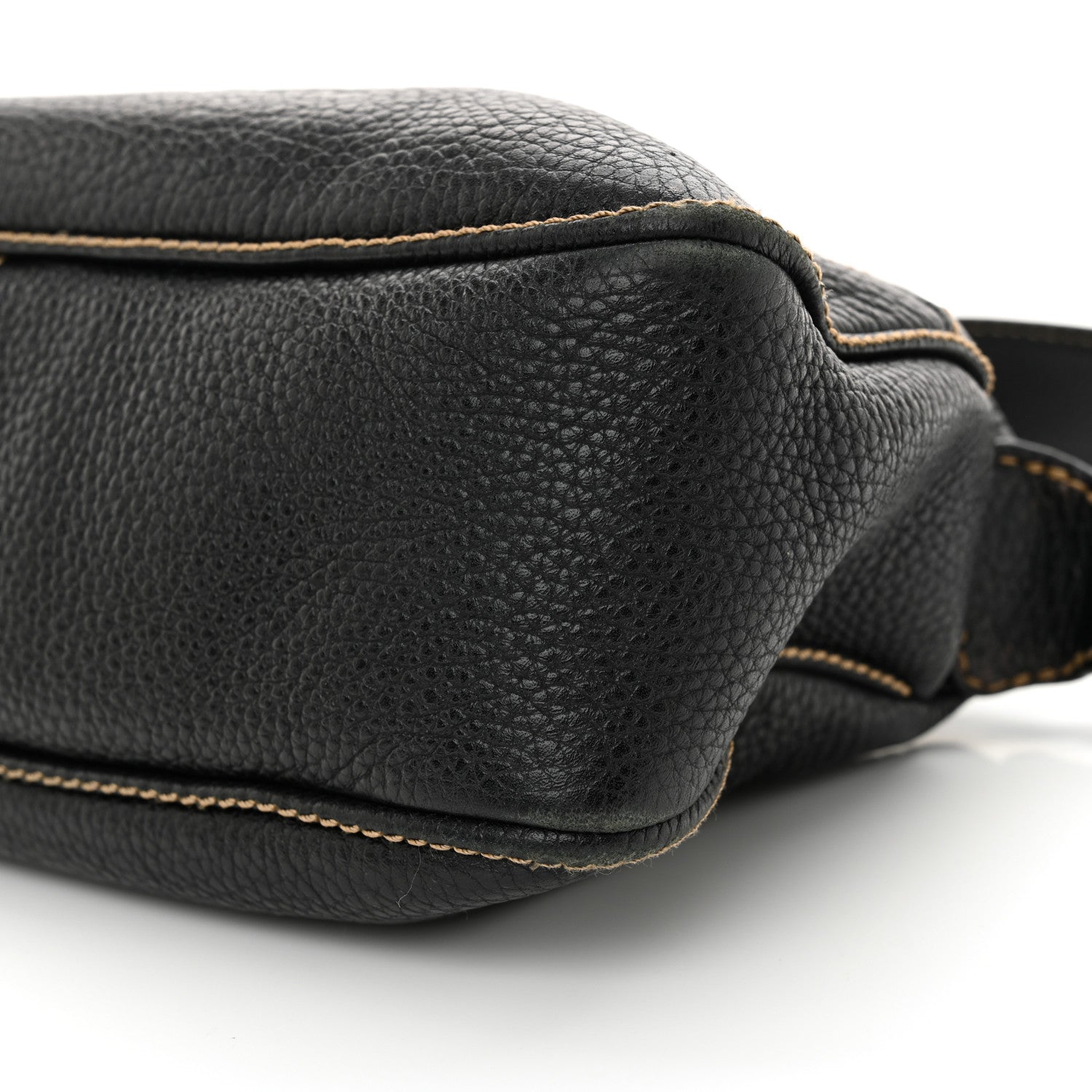 Chanel Grained Calfskin Tassel Shoulder Bag Black 11 of 13