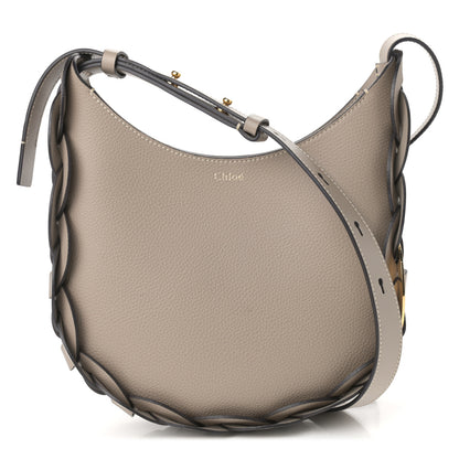 Chloe Small Grain Smooth Calfskin Small Darryl Hobo Motty Grey 1 of 9