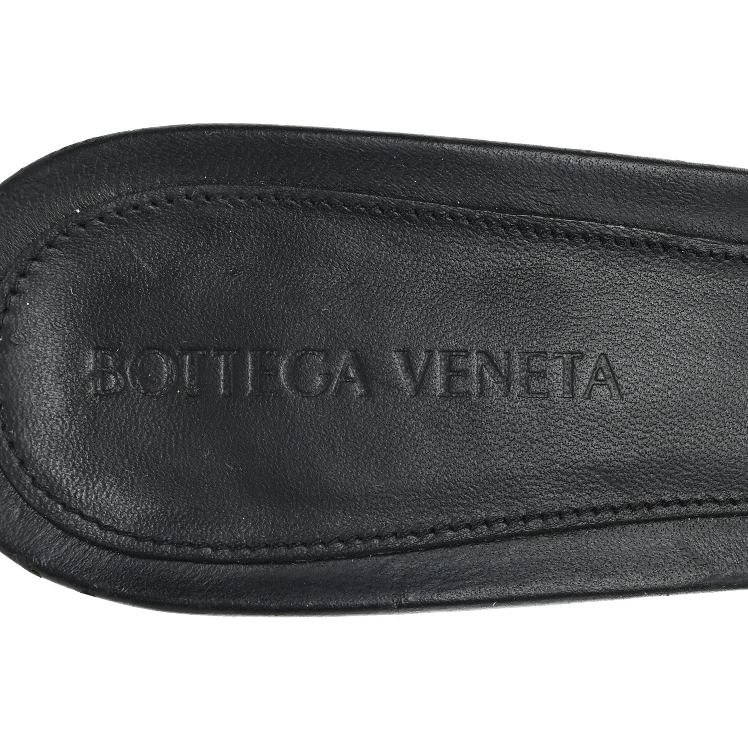 Bottega Veneta Nappa Matelasse Padded Mid Heel Mule Sandals 38.5 Black 8 of 8