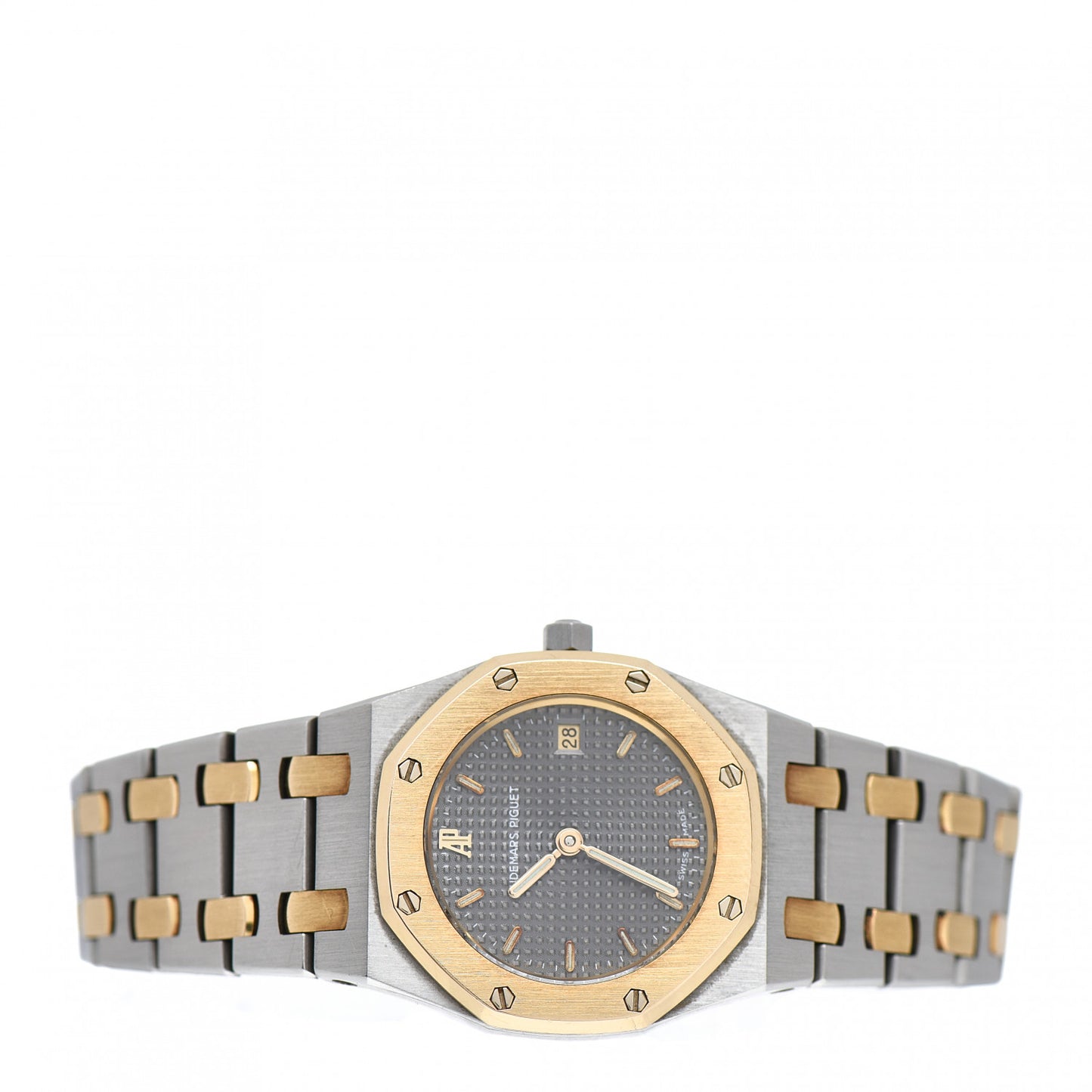 Stainless Steel 18K Yellow Gold 25mm Royal Oak Quartz Watch Grey 66270SA.OO.0722SA.01