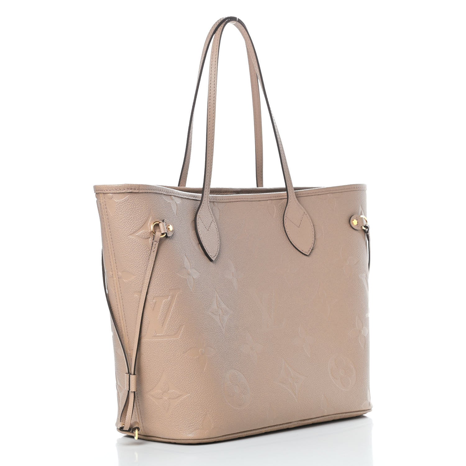 Louis Vuitton Empreinte Monogram Giant Neverfull MM Tourterelle 4 of 11