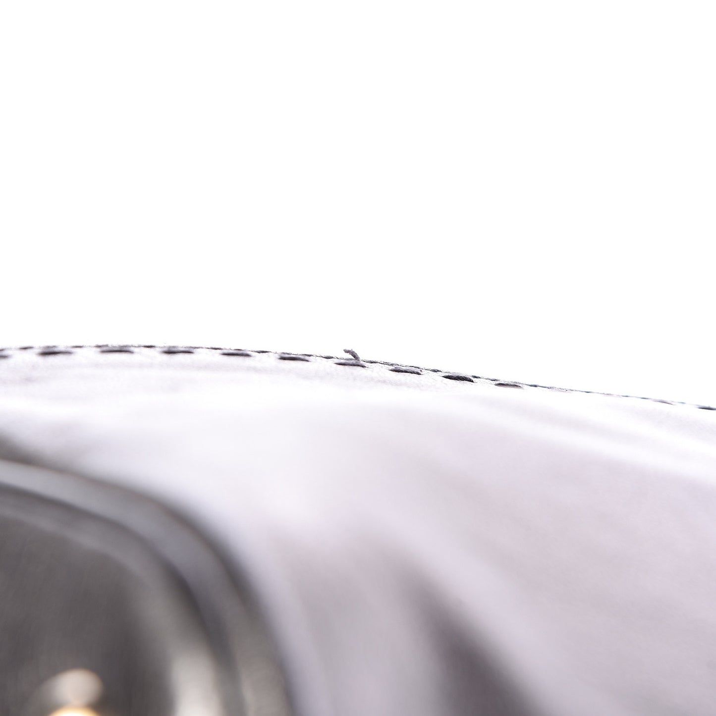 Metallic Calfskin Oversized Muse Gunmetal