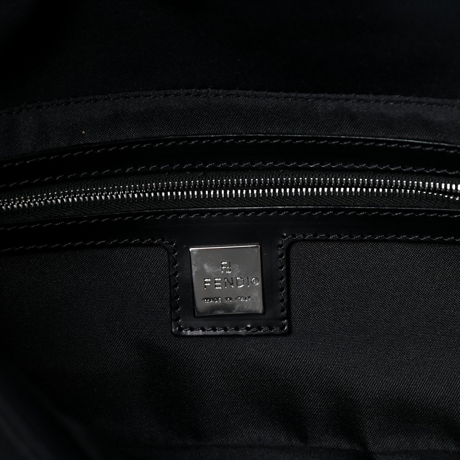 Fendi Neoprene Baguette Black 6 of 9