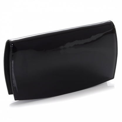 Chanel Patent CC Trousse Maquil Wallet Black 3 of 9