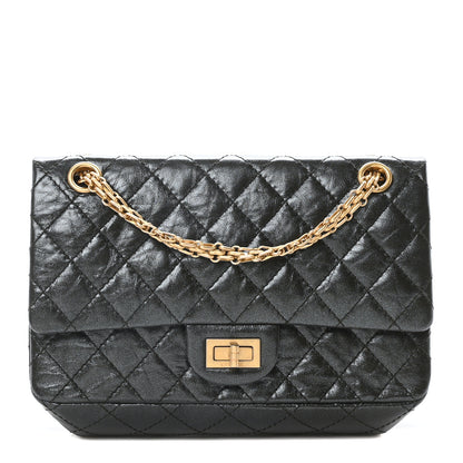 Chanel Iridescent Calfskin Quilted 2.55 Reissue 225 Flap Ruthenium 1 of 10