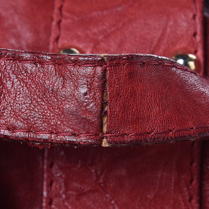 Jimmy Choo Calfskin XL Ramona Tote Burgundy Red 14 of 17