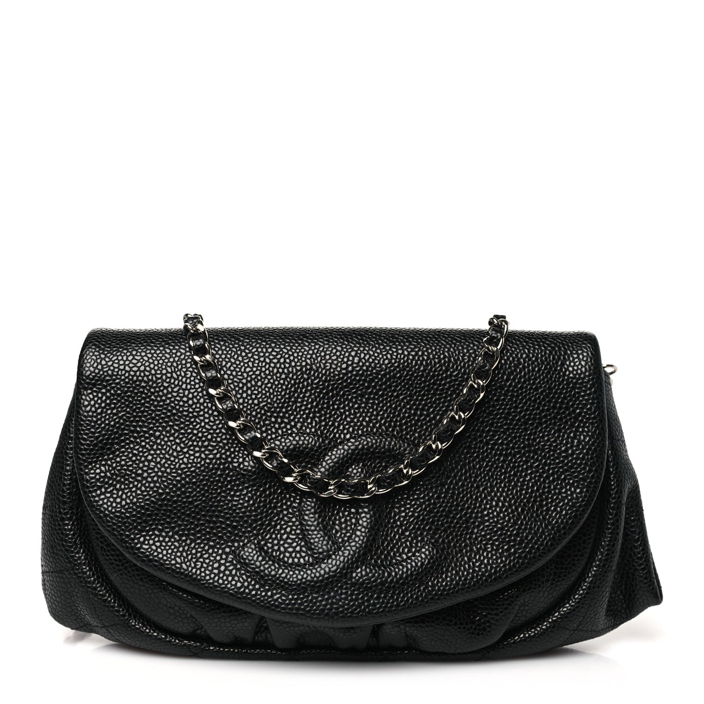Caviar Half Moon Wallet On Chain WOC Black