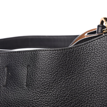 MCM Grained Calfskin Large Milla Hobo Black 10 of 11