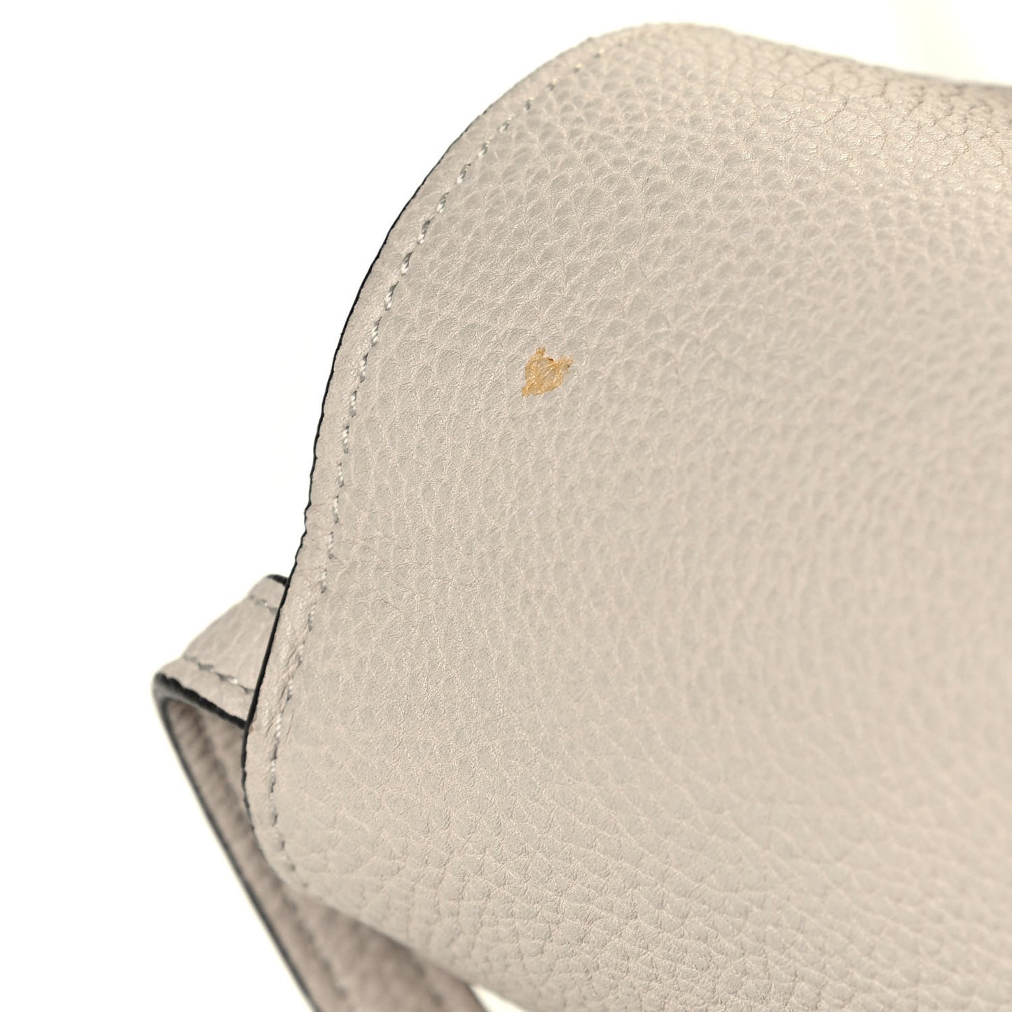 Baby Grained Calfskin Medium Tri-Fold Bag Dune