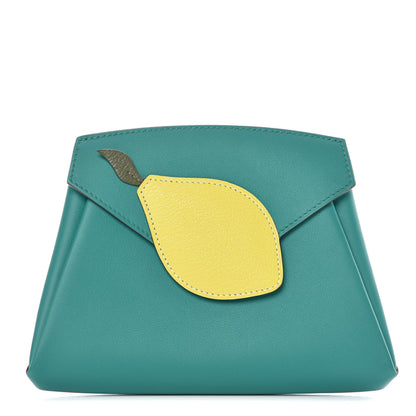 Hermes Swift Chevre Mysore Hermail Tutti Frutti Lemon Wallet Bleu Paon Lime Canopee 1 of 8