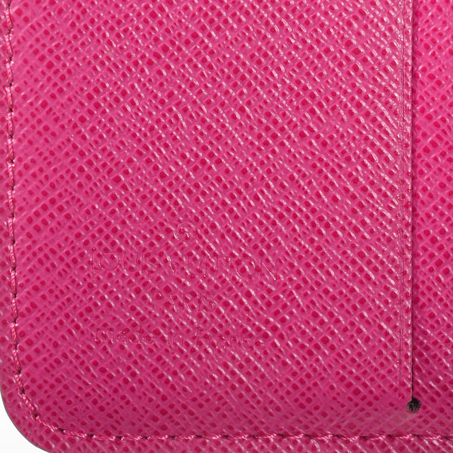Louis Vuitton Monogram Perforated Compact Zipped Wallet Fuchsia 6 of 7