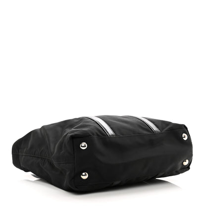 Prada Tessuto Nylon Saffiano Tote Black 4 of 9